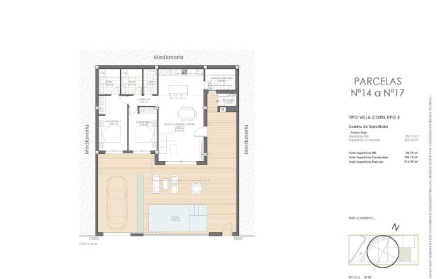Obra nueva - Villa independiente - San Juan de los Terreros