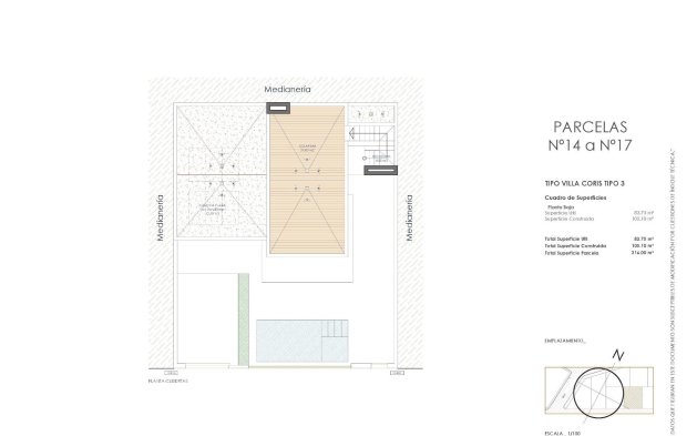 Obra nueva - Villa independiente - San Juan de los Terreros
