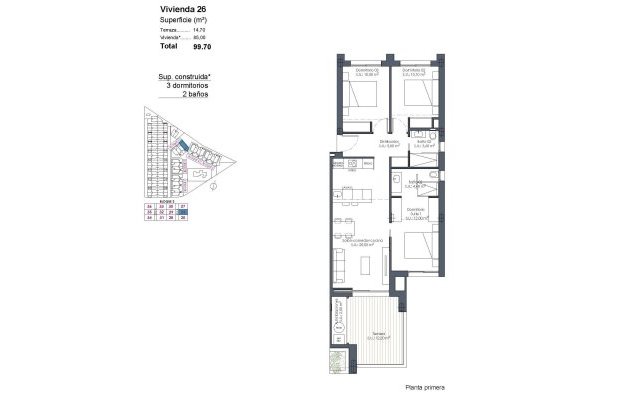 Obra nueva - Apartamento - Los Alcázares