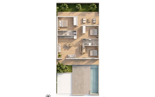 New Build - Ground floor Apartment - Pilar de la Horadada