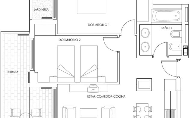 Obra nueva - Apartamento - Vera