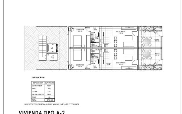 Obra nueva - Apartamento en planta baja - Vera