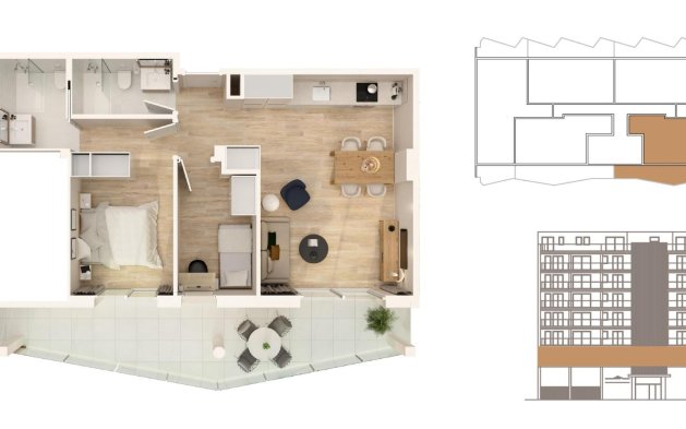 Nouvelle construction - Appartement - Moncofa