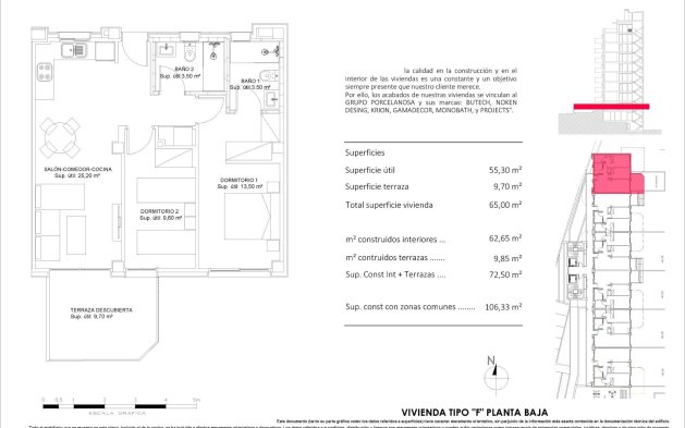 Nouvelle construction - Appartement en rez-de-chaussée - Villajoyosa