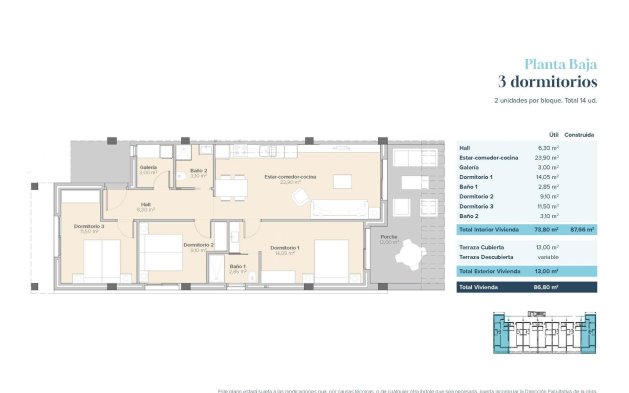 Obra nueva - Apartamento en planta baja - Vera