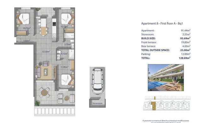 Nouvelle construction - Appartement - Los Alcázares