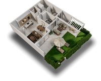 New Build - Ground floor Apartment - La Sella